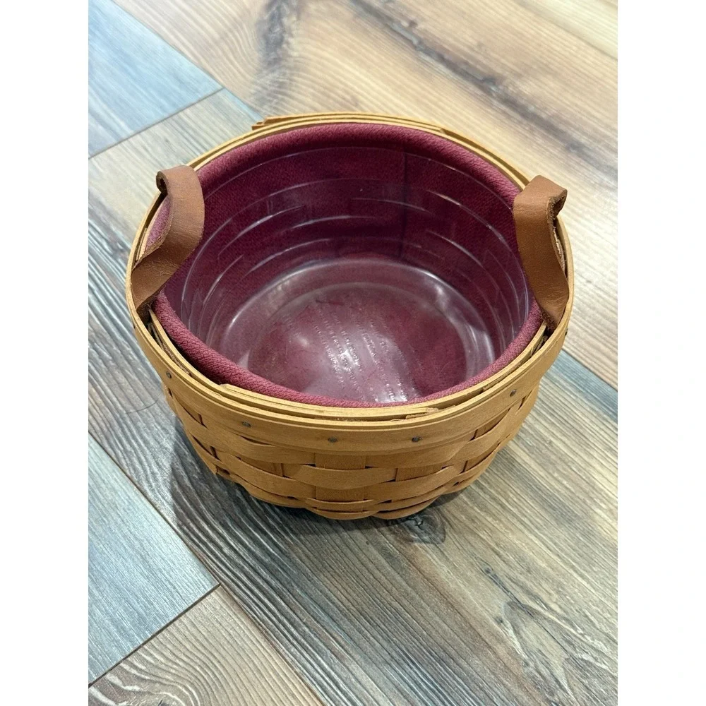 Longaberger 2002 Horizon of Hope Button Basket With Liners Authentic